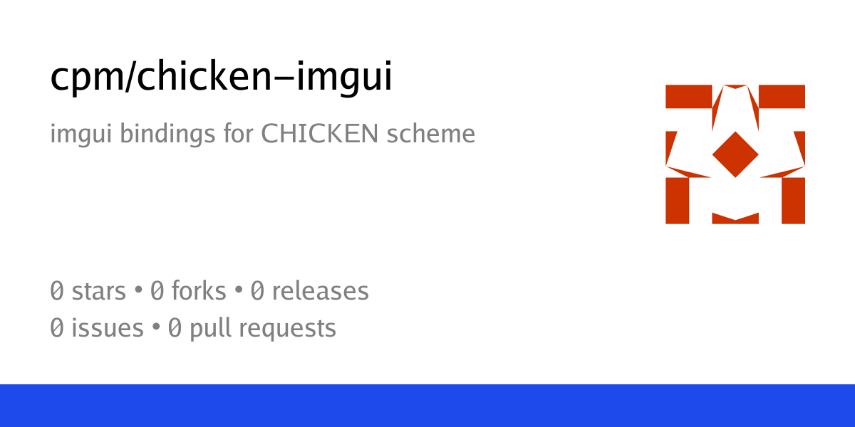 Packages - cpm/chicken-imgui - Forgejo: Beyond coding. We Forge.